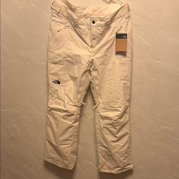 The North Face Women’s Off-White/Cream Snow Pants - Picture 1 of 6